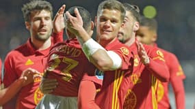 Les joueurs de Rodez
