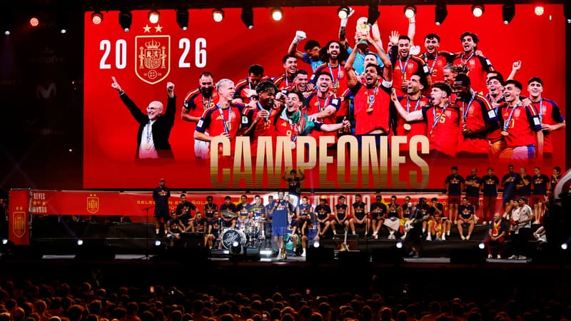 L'Espagne championne du monde: les joueurs de la Roja ont fêté la deuxième étoile devant près de 2 millions de personnes à Madrid