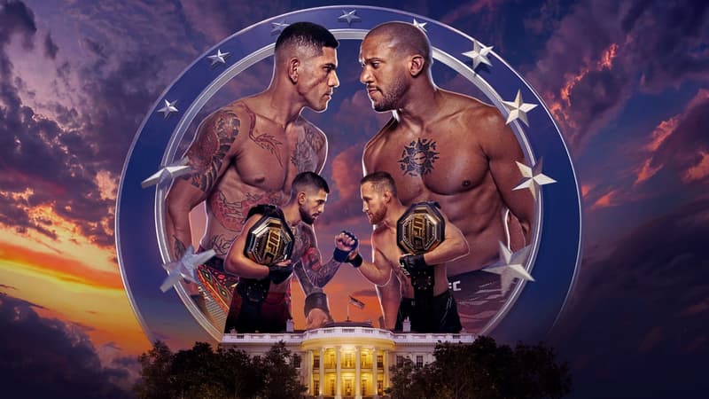 UFC Maison Blanche: Gane-Pereira en co-main event, la carte complète avec les heures et chaînes TV des combats