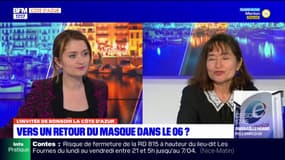  Véronique Mondain, infectiologue au CHU de Nice, plaide pour "la protection des sujets les plus fragiles"