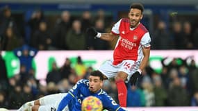 Pierre-Emerick Aubameyang avec Arsenal le 6 décembre 2021 