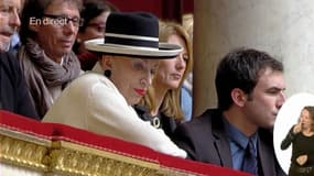 Geneviève de Fontenay a assisté mercredi aux questions au gouvernement à l'Assemblée nationale.