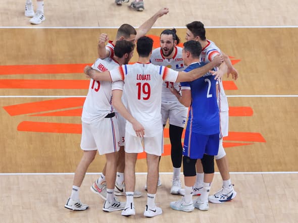 Les Bleus lors de la VNL 2025