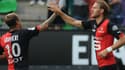 Ola Toivonen félicité par Kamil Grosicki