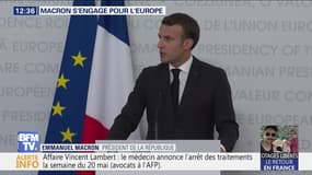 Macron s'engage pour l'Europe