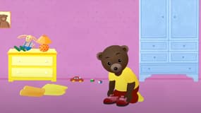 Image extraite du dessin animé "Petit Ours brun"