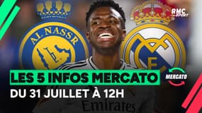 Vinicius, Osimhen, Laporte... les 5 infos mercato du 31 juillet à la mi-journée
