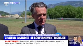 Christophe Béchu: "Nous étions ce matin à 5 départements en alerte canicule, ce chiffre va augmenter"