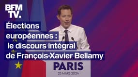 "Les Français ne sont pas de gauche": le discours intégral de François-Xavier Bellamy en campagne pour les Européennes