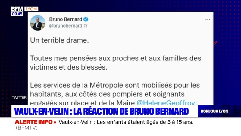 Incendie à Vaulx-en-Velin: les réactions des élus