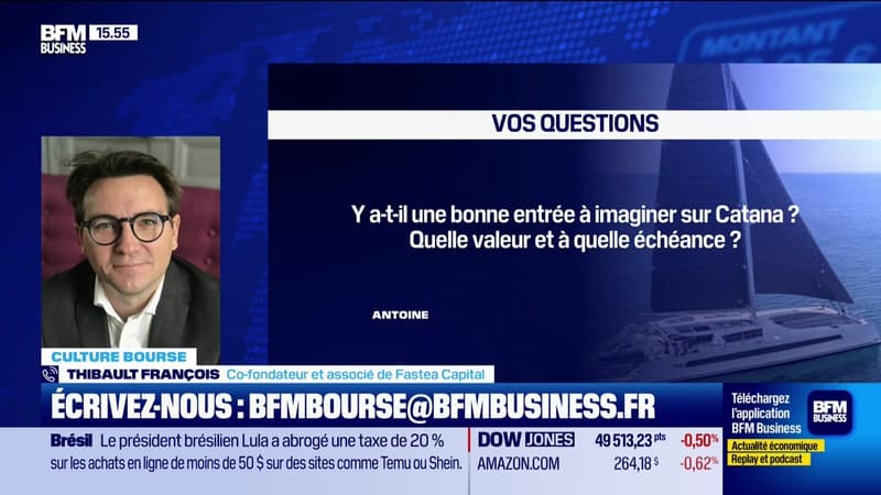 Culture Bourse : « Y a-t-il une bonne entrée à imaginer sur Catana ? Quelle valeur et à quelle échéance ? », par Julie Cohen-Heurton - 13/05