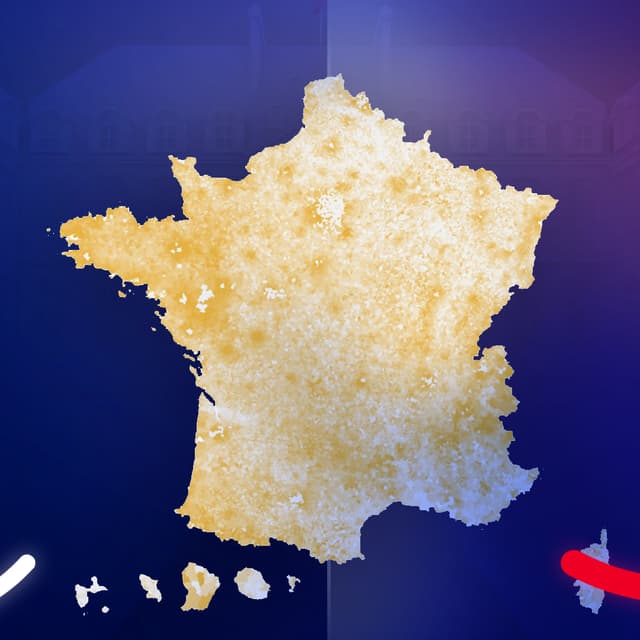 La carte du vote Macron.