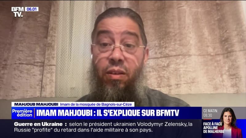 C'est un lapsus: l'imam Mahjoubi se défend sur BFMTV après ses propos polémiques sur les drapeaux tricolores