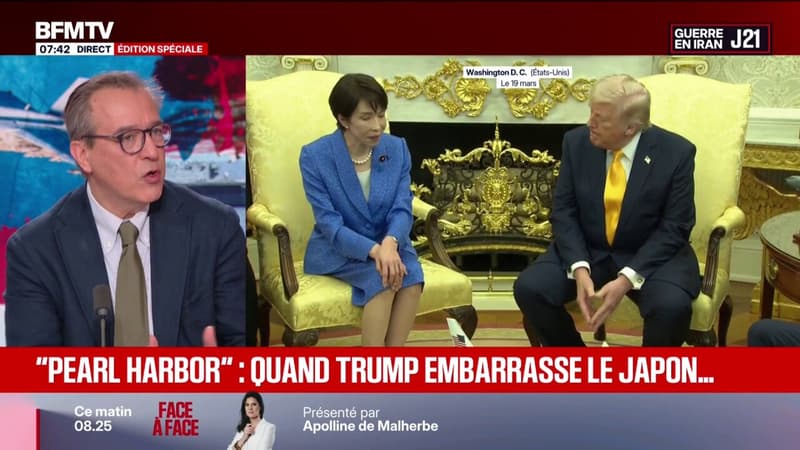 Interrogé sur l'attaque américaine en Iran, Donald Trump évoque Pearl Harbor devant la Première ministre japonaise
