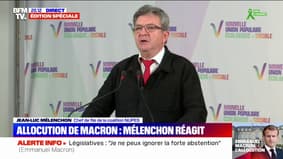 Jean-Luc Mélenchon: "L'exécutif est faible mais l'Assemblée nationale est forte"