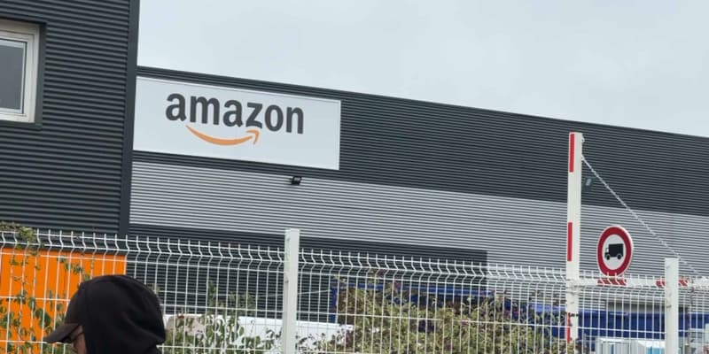 Le site d'Amazon à la Meinau à Strasbourg.