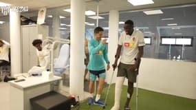 Mouctar Diakhaby au centre d'entraînement de Valence, le 5 mars 2024.