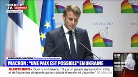 Guerre en Ukraine: "Il y a une perspective de paix", assure Emmanuel Macron