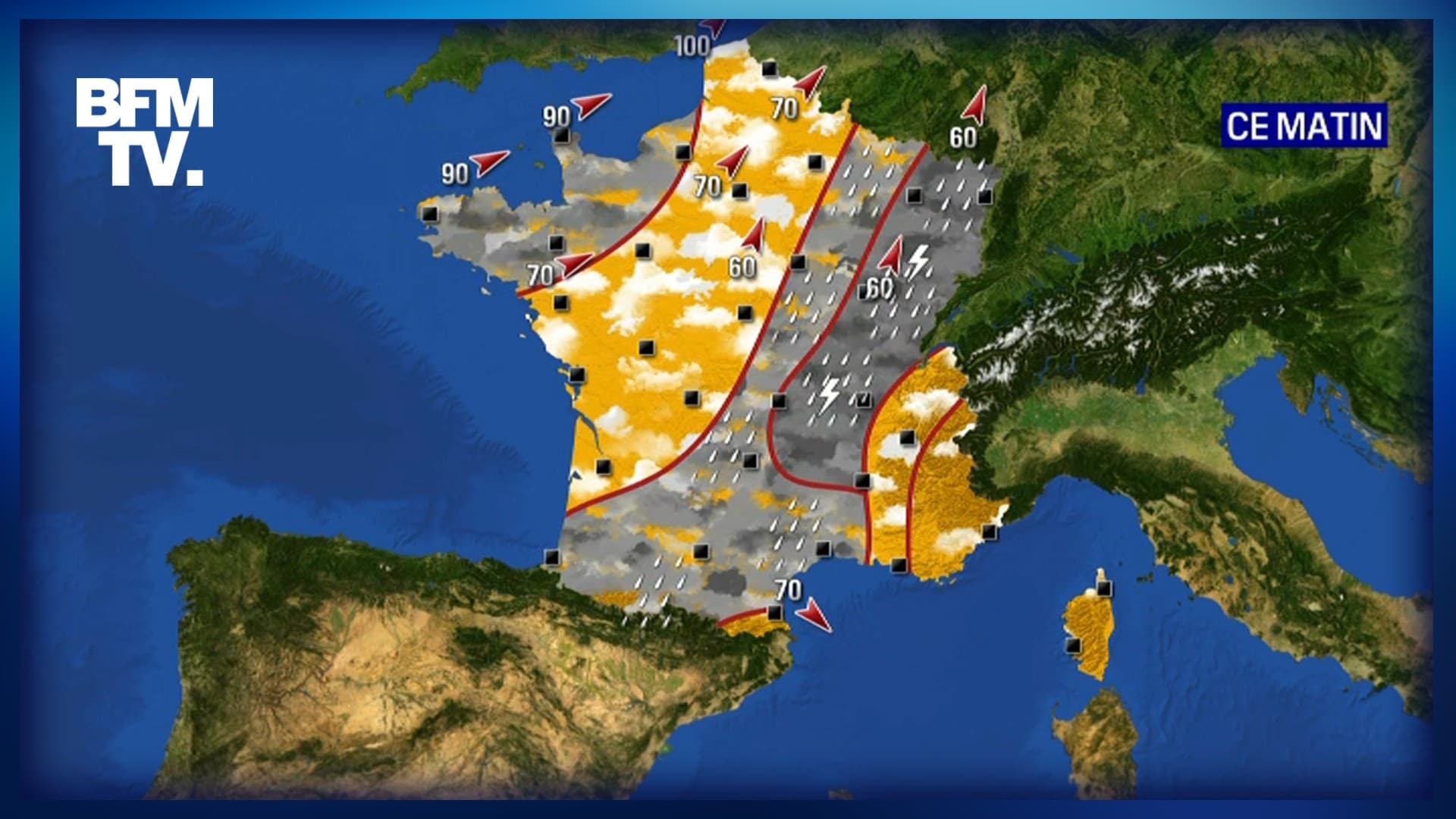 La météo du mardi 6 juillet: un temps gris et pluvieux sur une grande partie du pays - Vimarsana News