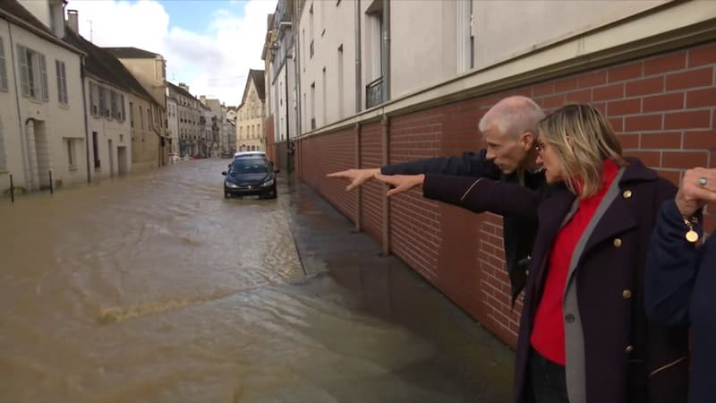 Inondations en Seine-et-Marne: la ministre Agnès Pannier-Runacher auprès des sinistrés à Coulommiers