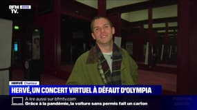 Hervé: un concert virtuel à défaut d'Olympia