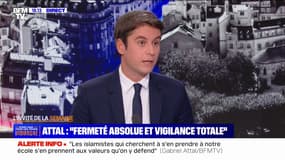 Gabriel Attal: "Dans certains cas, quand on a des signes qui attestent d'une potentielle dangerosité, je souhaite que ces élèves puissent être sortis de nos établissements scolaires" 