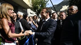 Emmanuel Macron en Andorre.