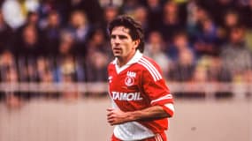 Claude Puel avec Monaco en novembre 1991