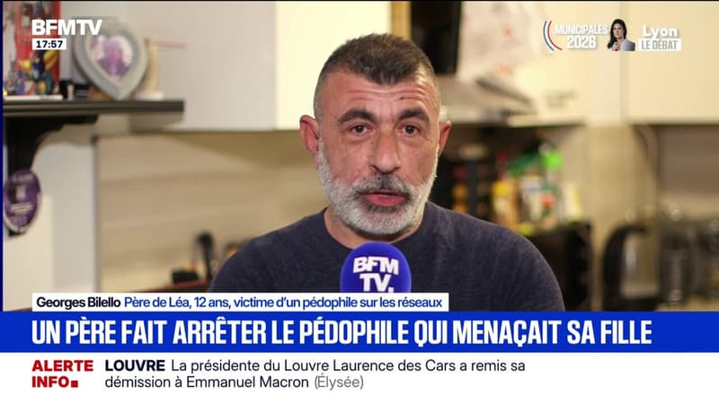 Georges Bilello, père de Léa, 12 ans, raconte comment il a traqué et retrouvé le pédophile qui s'en prenait à sa fille