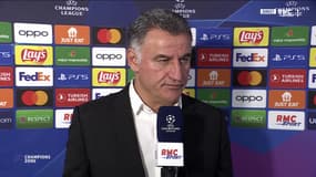 Christophe Galtier après PSG-Benfica