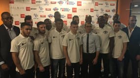 Brahim Asloum et ses boxeurs 