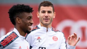 Lucas Hernandez à l'entraînement du Bayern
