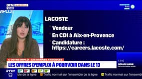 C votre emploi du mercredi 18 octobre 2023 - Les offres d'emploi à pourvoir dans le 13 