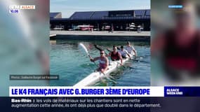Championnats d'Europe de Munich: Guillaume Burger médaillé de bronze en kayak en ligne K4