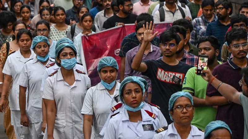 Inde: manifestations et grève nationale de médecins, après le viol et le meurtre d'une praticienne