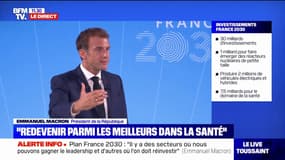 Emmanuel Macron: "Nous avons perdu et reculé sur le secteur de la santé ces dernières années"