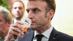 Emmanuel Macron au salon de l'Agriculture le 24 février 2024