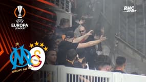 OM-Galatasaray : Ca chauffe entre supporters en tribunes, la police intervient