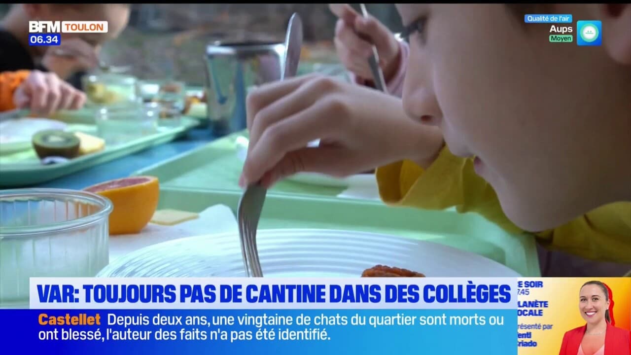 Var: toujours pas de cantine dans plusieurs collèges