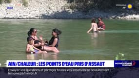 Ain: les point d'eau pris d'assaut avec la chaleur