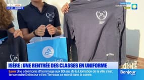 Isère: une rentrée des classes en uniforme