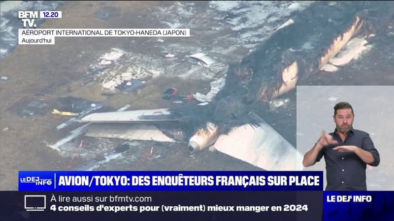 Des enquêteurs français sont attendus à l'aéroport de Tokyo-Haneda après la collision mortelle de deux appareils