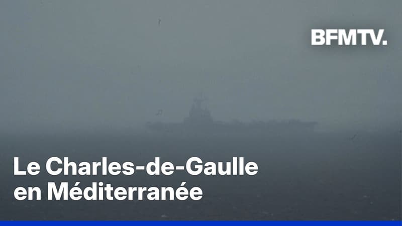 Le porte-avions Charles-de-Gaulle est arrivé en Méditerranée, il sera dans quelques jours sur zone