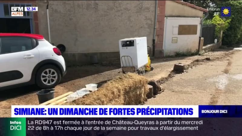 Simiane-la-Rotonde: un dimanche avec de fortes précipitations 