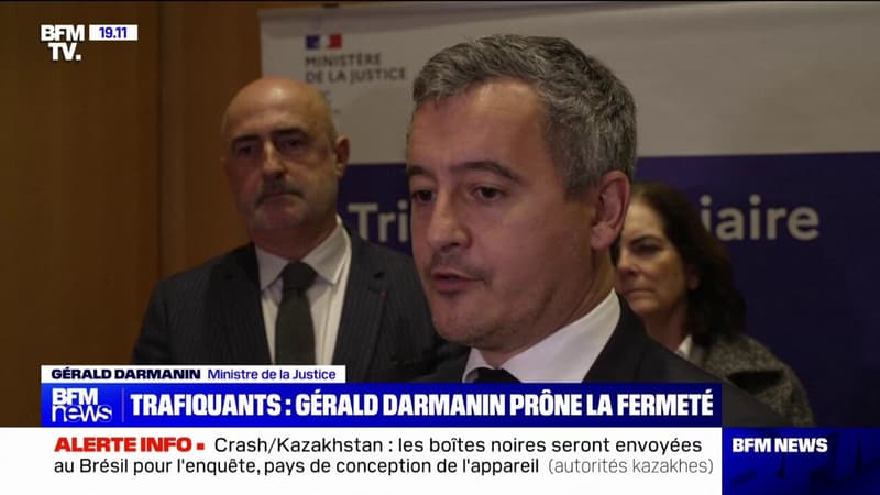 Fraîchement nommé garde des Sceaux, Gérald Darmanin prône la fermeté pour les trafiquants de drogue