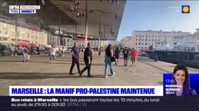 Marseille: le rassemblement pro-palestinien maintenu malgré l'interdiction 