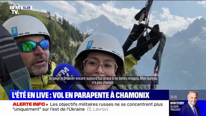 L'été en live: notre reporter prend son envol en parapente depuis Chamonix