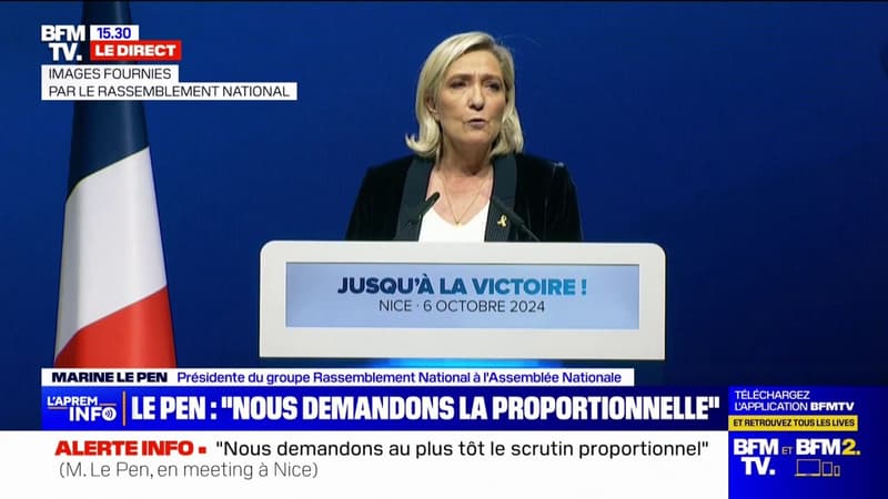 Marine Le Pen estime que 