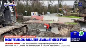 Pas-de-Calais: d'importants travaux pour faciliter l'évacuation des eaux dans le Montreuillois