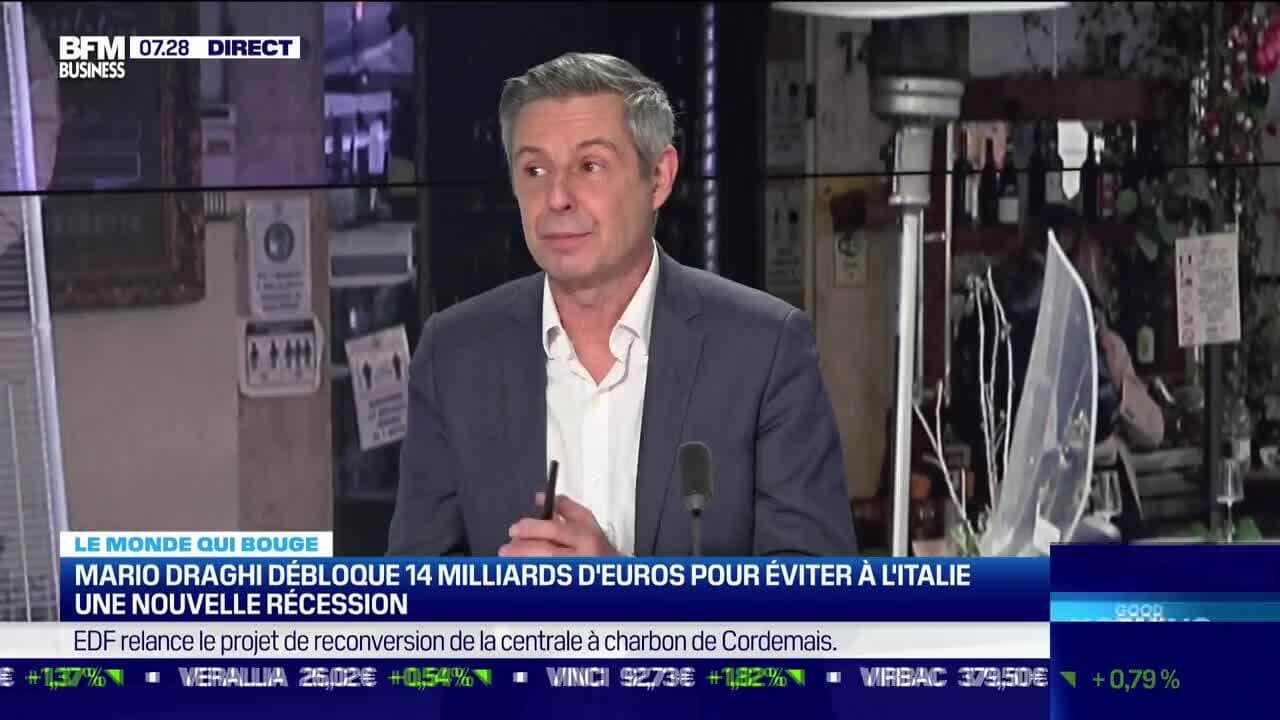 Anthony Bellanger : Mario Draghi Débloque 14 Milliards D'euros Pour ...